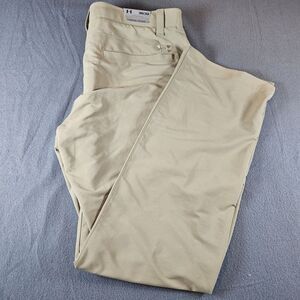 Under Armour‎ Khaki Showdown Golf Pants Men's Size 36x32 Breathable Nylon Blend